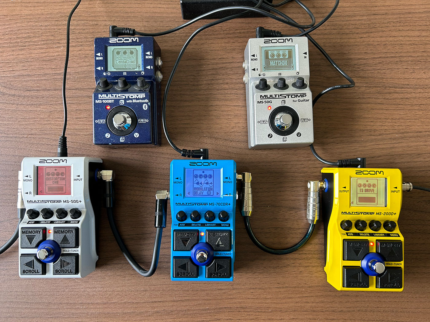 ZOOMが誇るコスパ最強のエフェクターペダル、MS-50G+、MS-70CDR+、MS