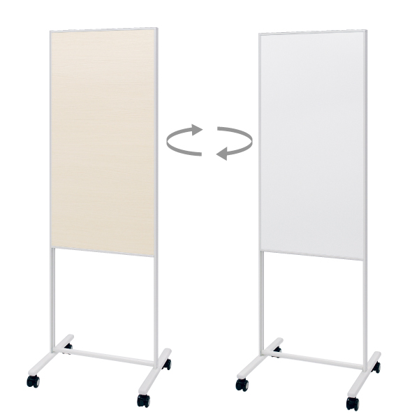 掲示板スタンド2618 435×880ホワイト - 店舗用品のミセダス