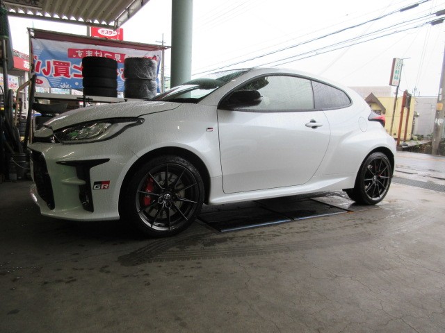 GRヤリスにGフォースのダウンスプリング・GRヤリスRS納車