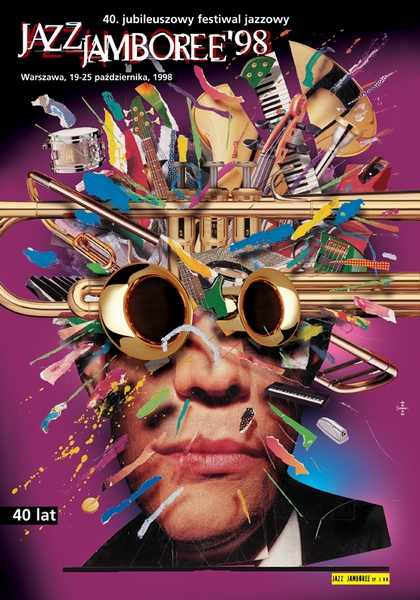 Vintage Polish Posters | Jazz Jamboree 98 | Wojciech Korkuc