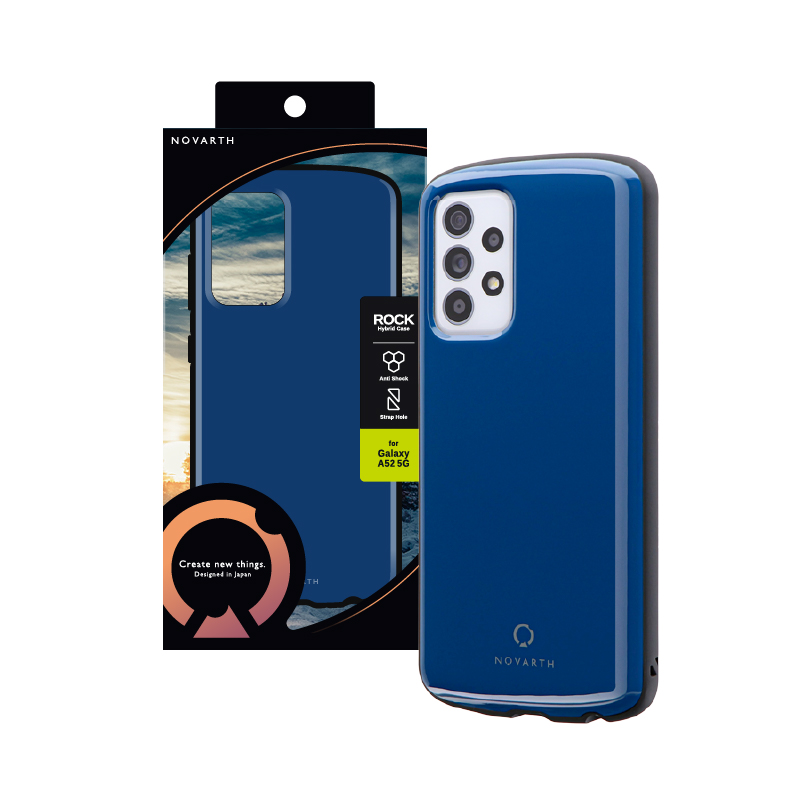 Galaxy A52 5G SC-53B 耐衝撃ハイブリッドケース「ROCK」 マット