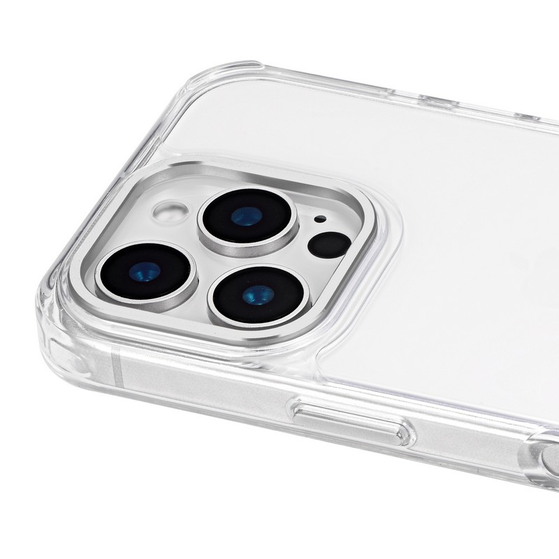 iPhone 16 Pro Max カメラ保護ハイブリッドケース 「mycam」 シルバー