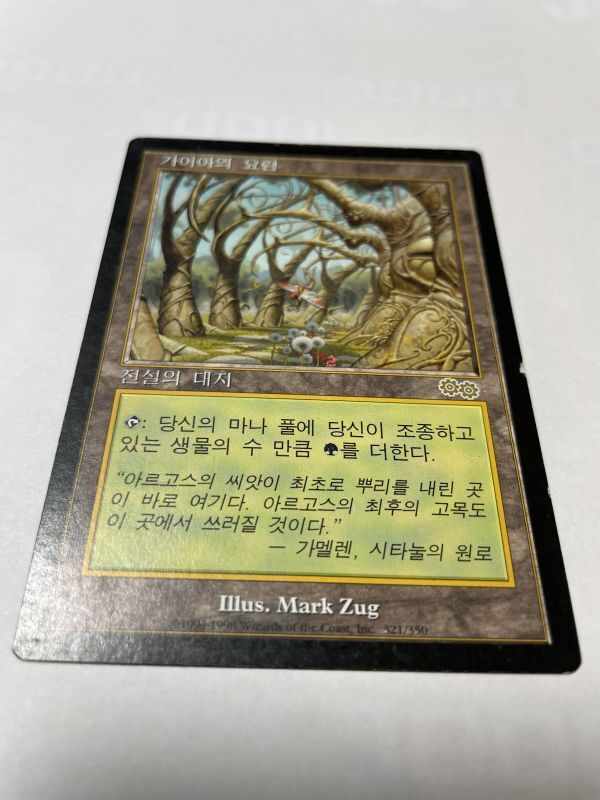 韓国語《ガイアの揺籃の地/Gaea's Cradle》[USG] MP - MTG専門店