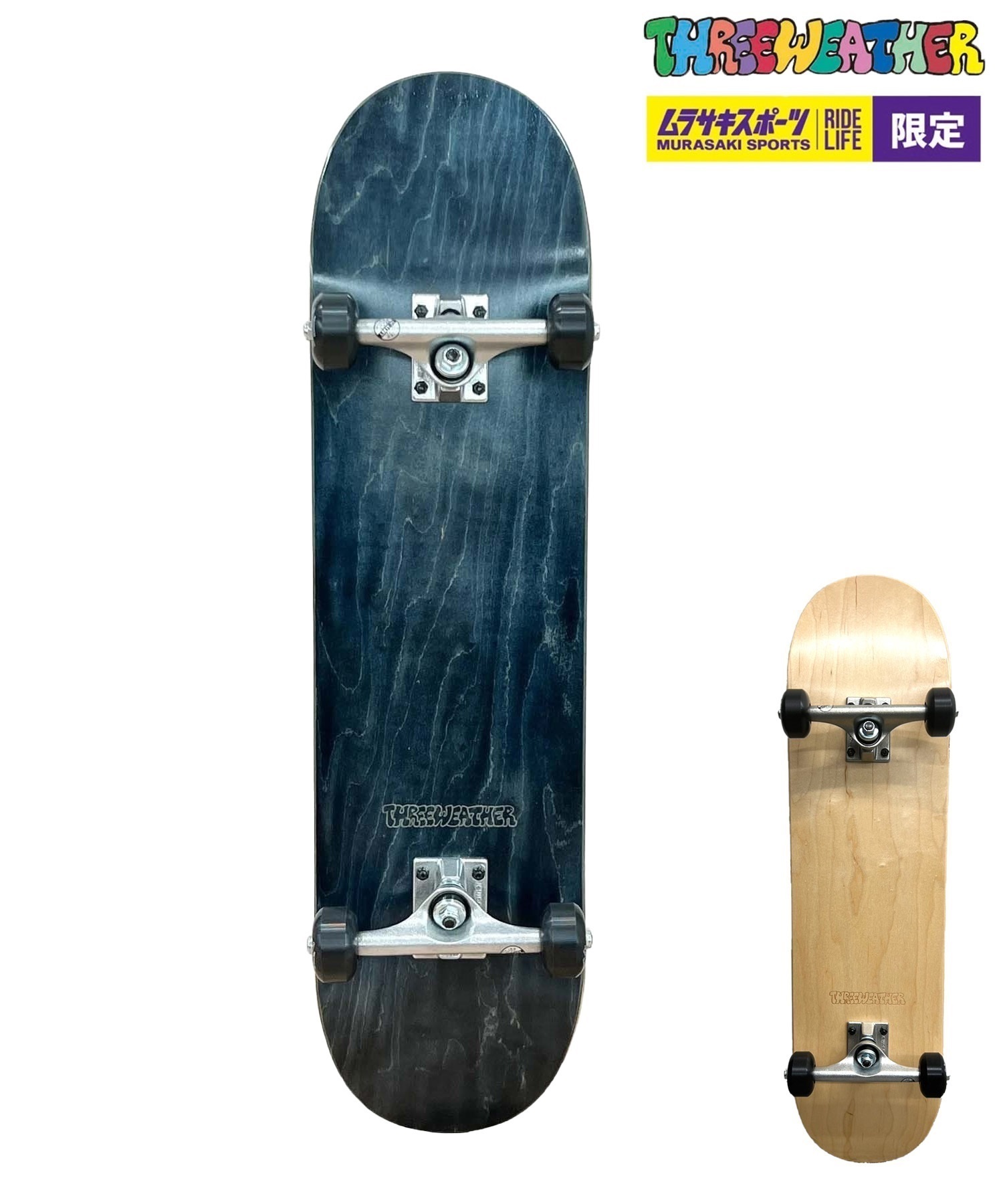 スケートボード THREE WEATHER スリーウェザー コンプリートセット 8.0
