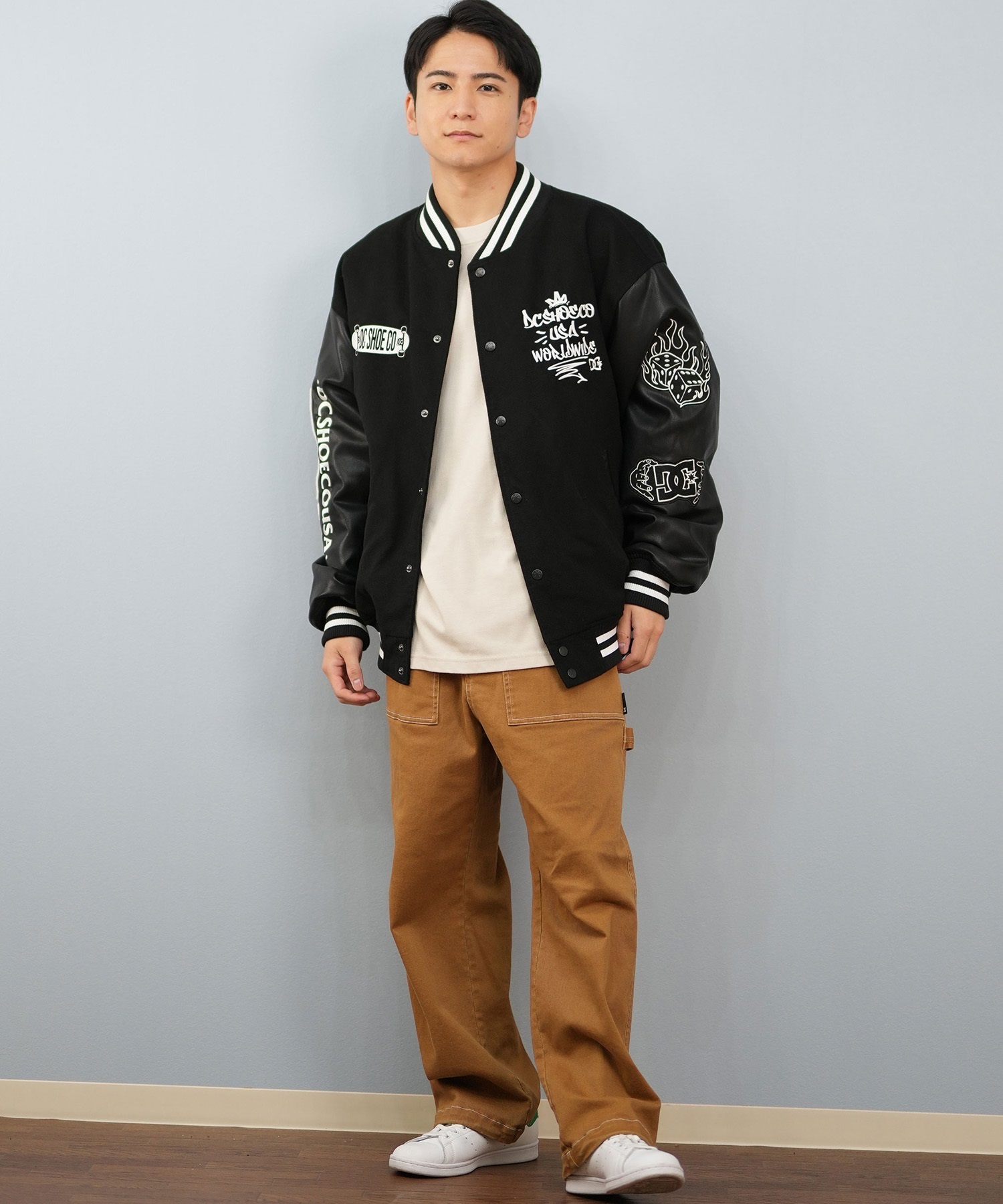 DC ディーシー スタジャン メンズ 25 VARSITY JACKET DJK254024 その他