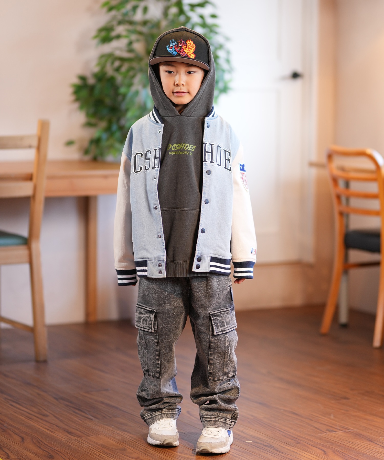 DC ディーシー アウター スタジャン キッズ スタジアムジャケット