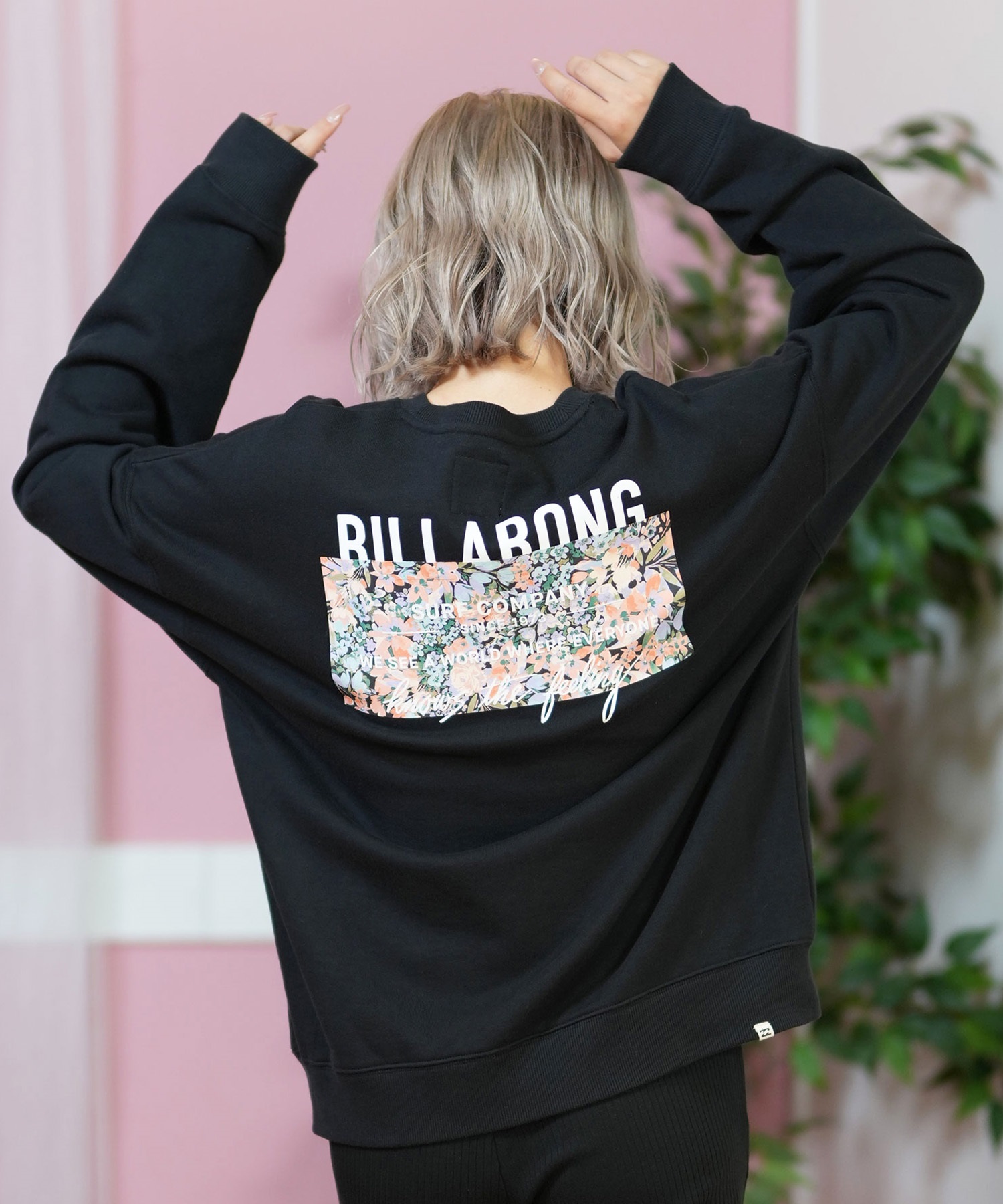 BILLABONG ビラボン トレーナー レディース クルーネック スウェット