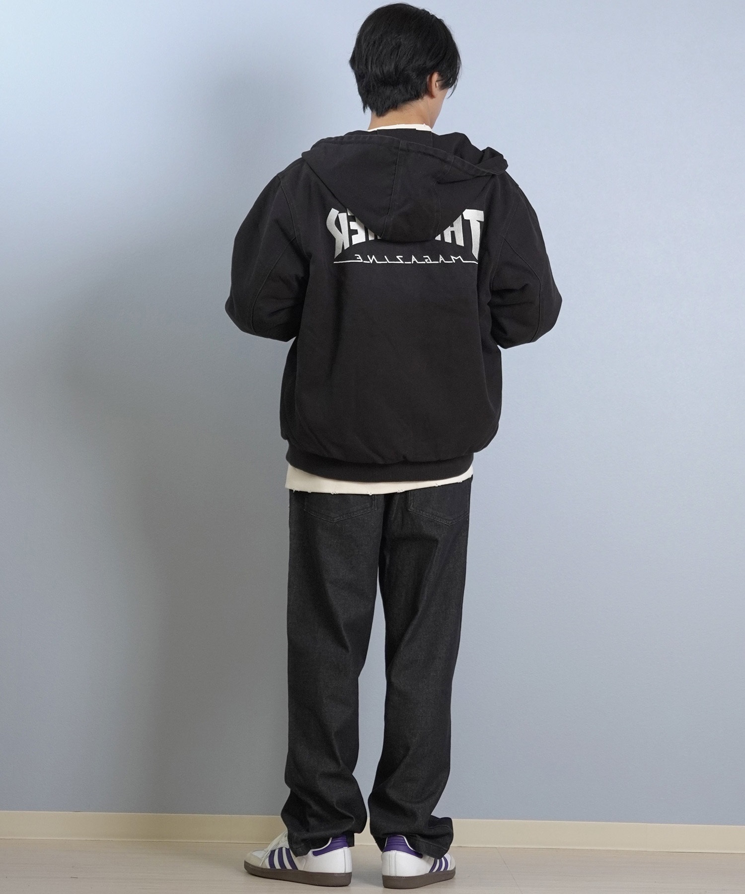 THRASHER スラッシャー ジャケット メンズ バックプリント フルジップ