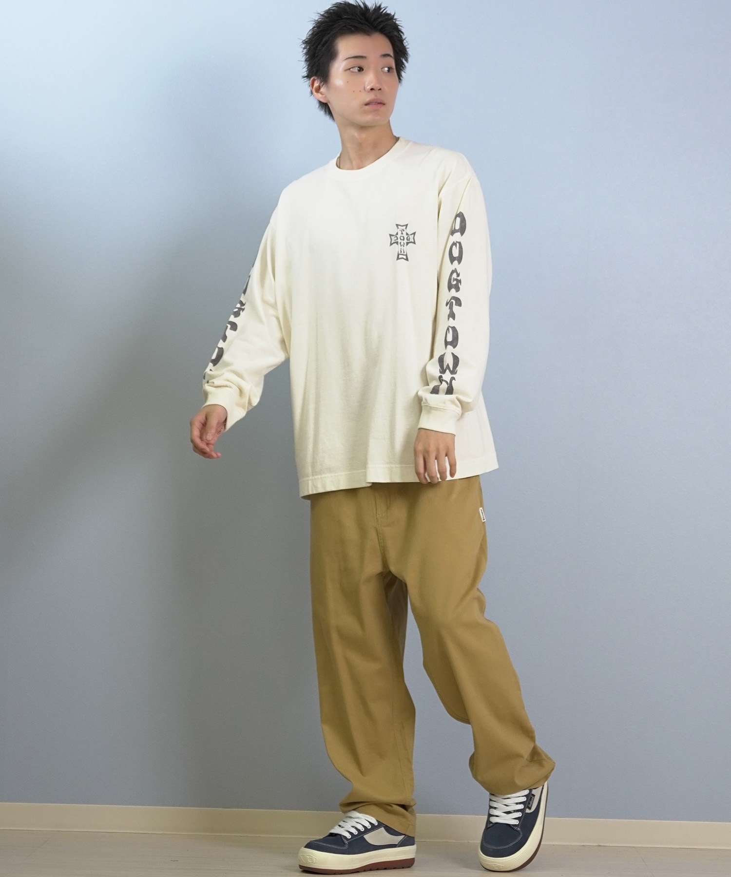 DOGTOWN ドッグタウン 長袖 Tシャツ ロンT メンズ バックプリント ロゴ