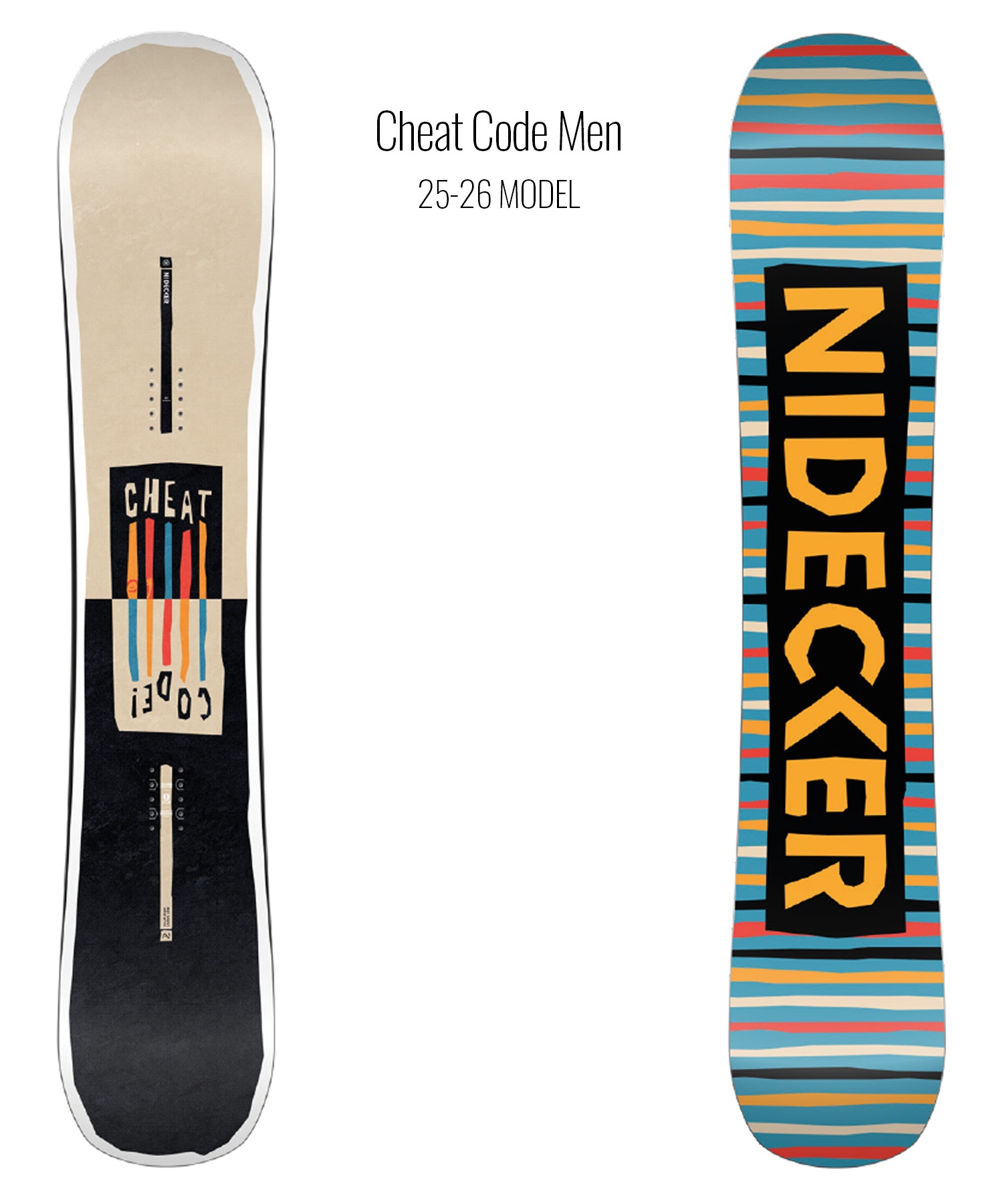 NIDECKER ナイデッカー チート コード メンズ スノーボード 板 メンズ