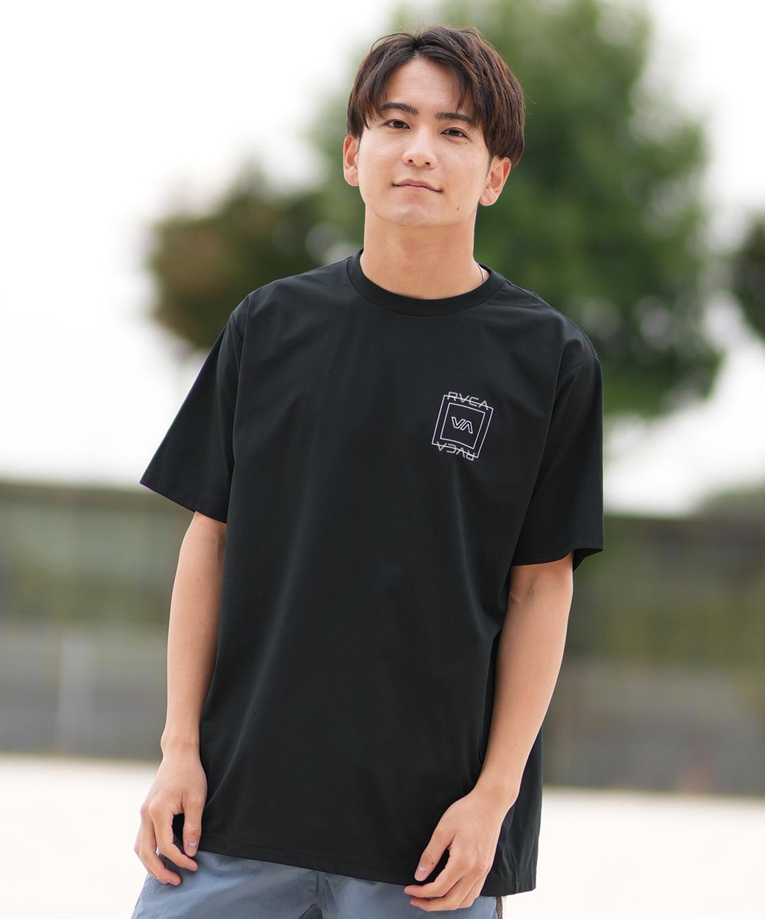 RVCA ルーカ 半袖 Tシャツ メンズ ラッシュガード 水陸両用
