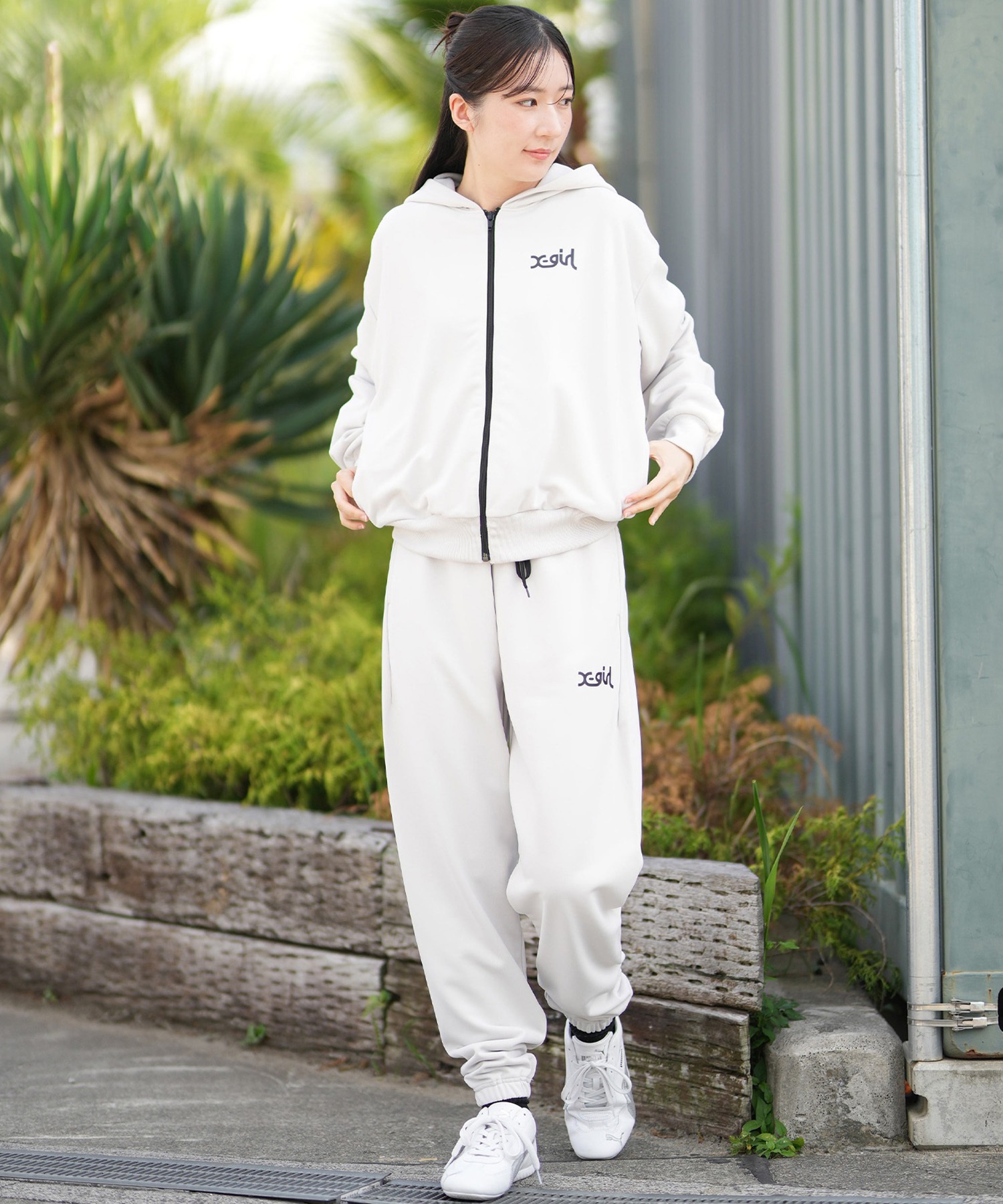 X-girl SPORTS エックスガールスポーツ ロングパンツ レディース