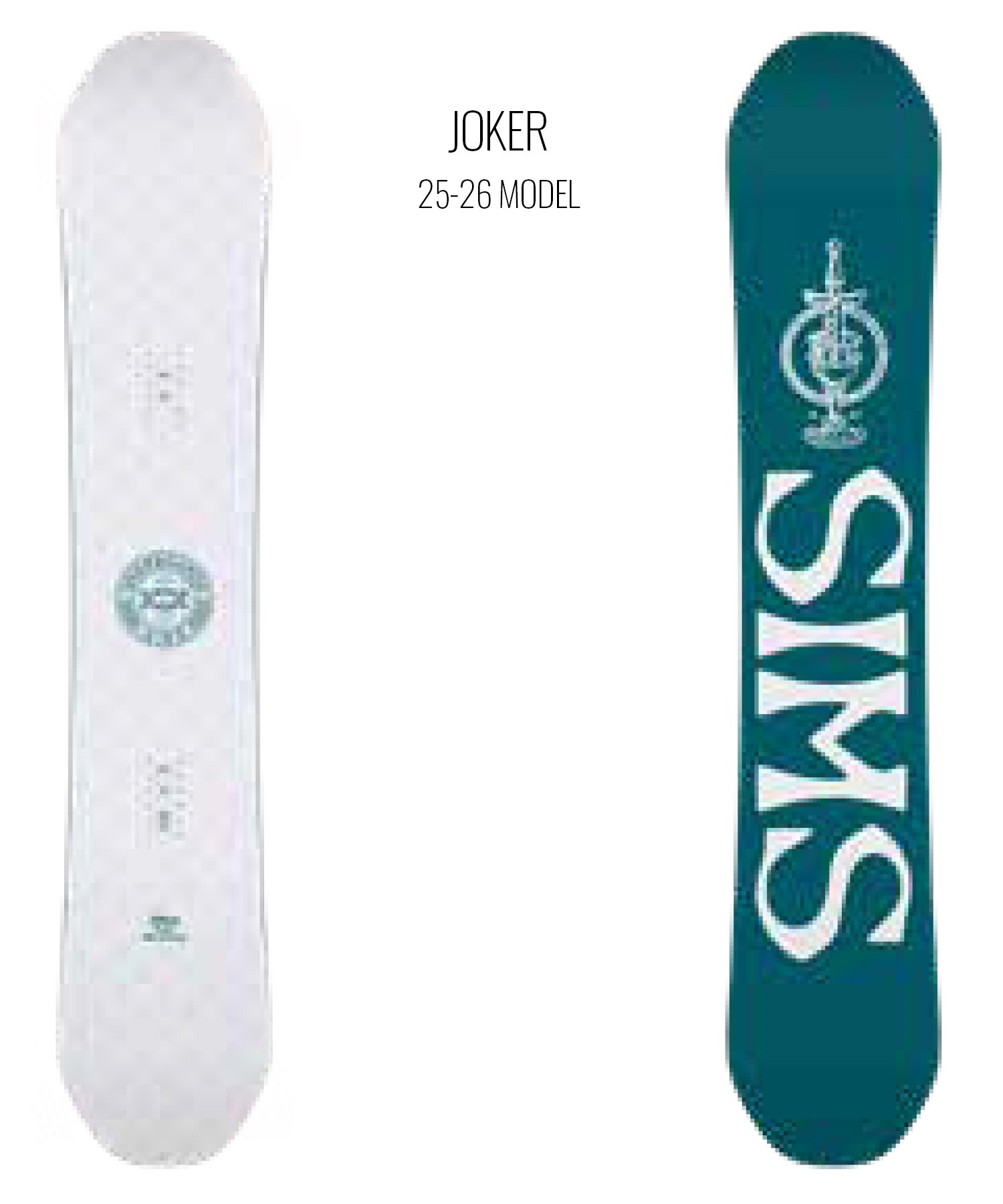 SIMS SNOWBOARD シムス ジョーカー スノーボード 板 メンズ 25-26 MM