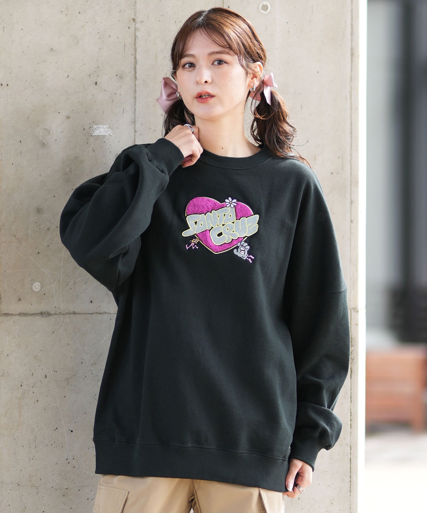 SANTACRUZ サンタクルーズ トレーナー レディース クルーネック