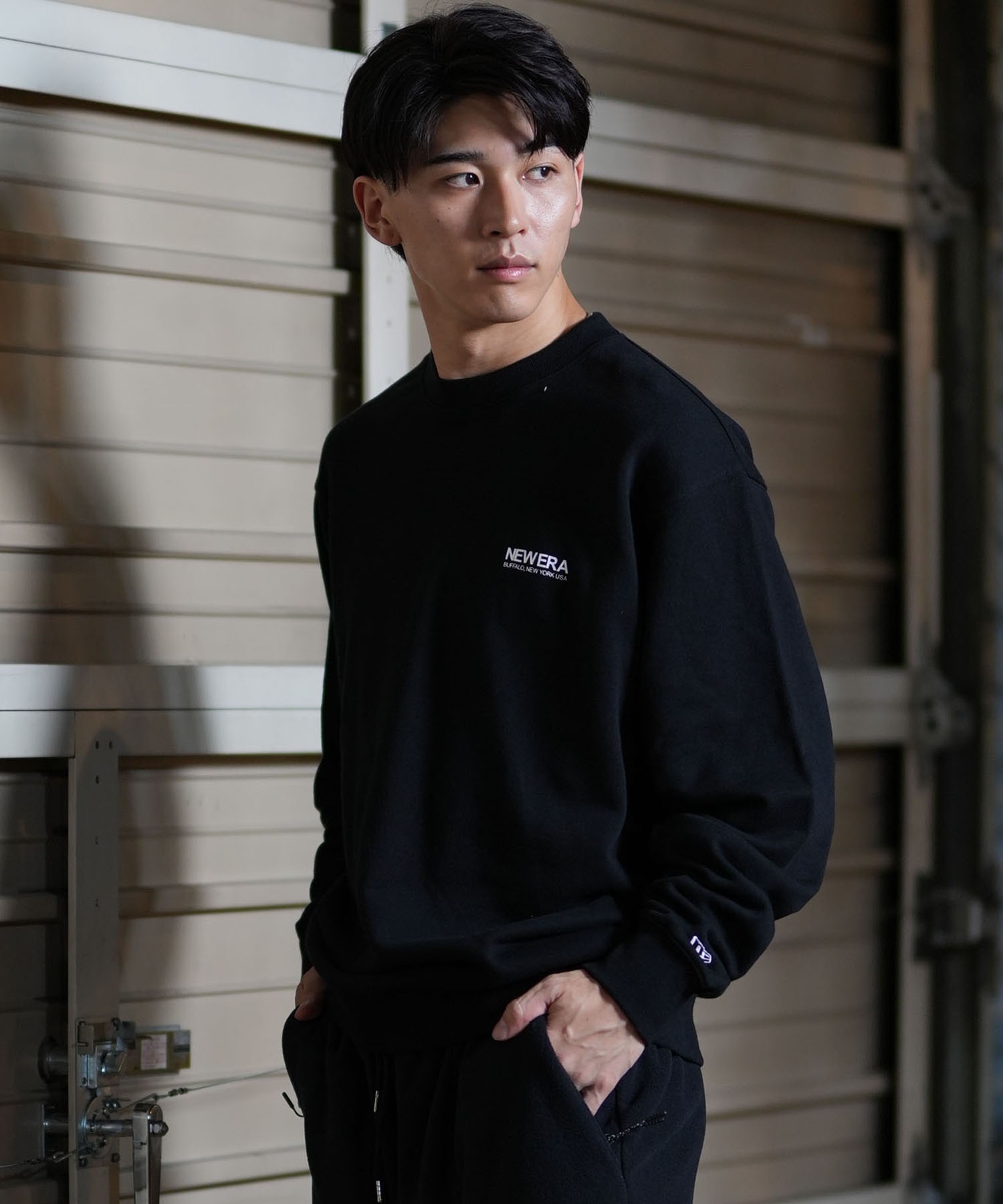 NEW ERA ニューエラ トレーナー メンズ スウェット ロゴ バック