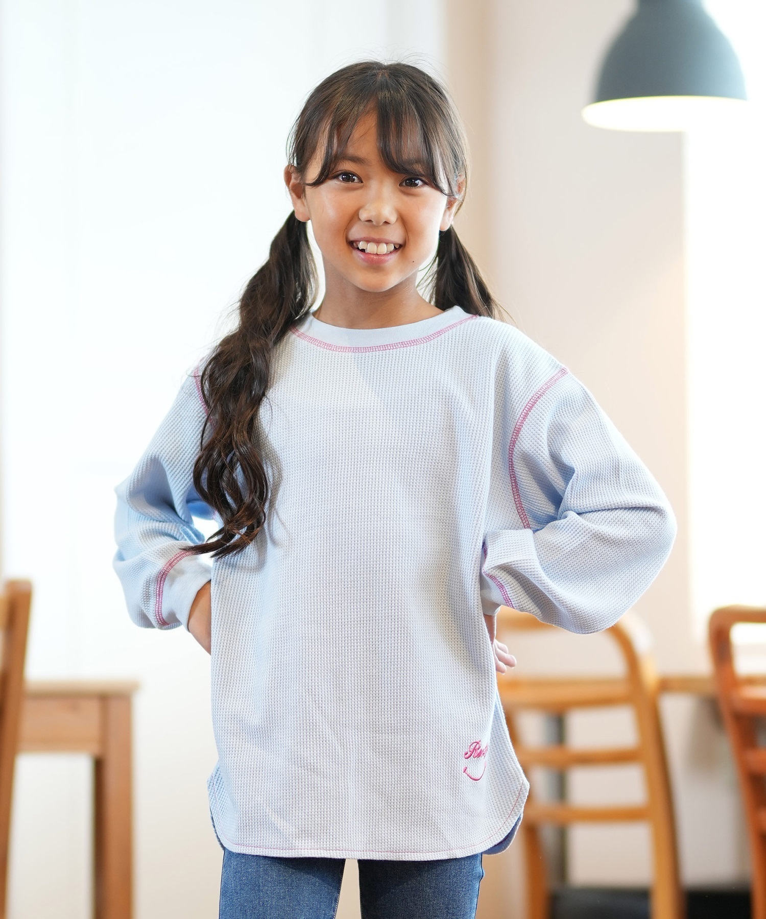 RUSTY ラスティー キッズ 長袖 Tシャツ ロンT サーマル 984084 ロング