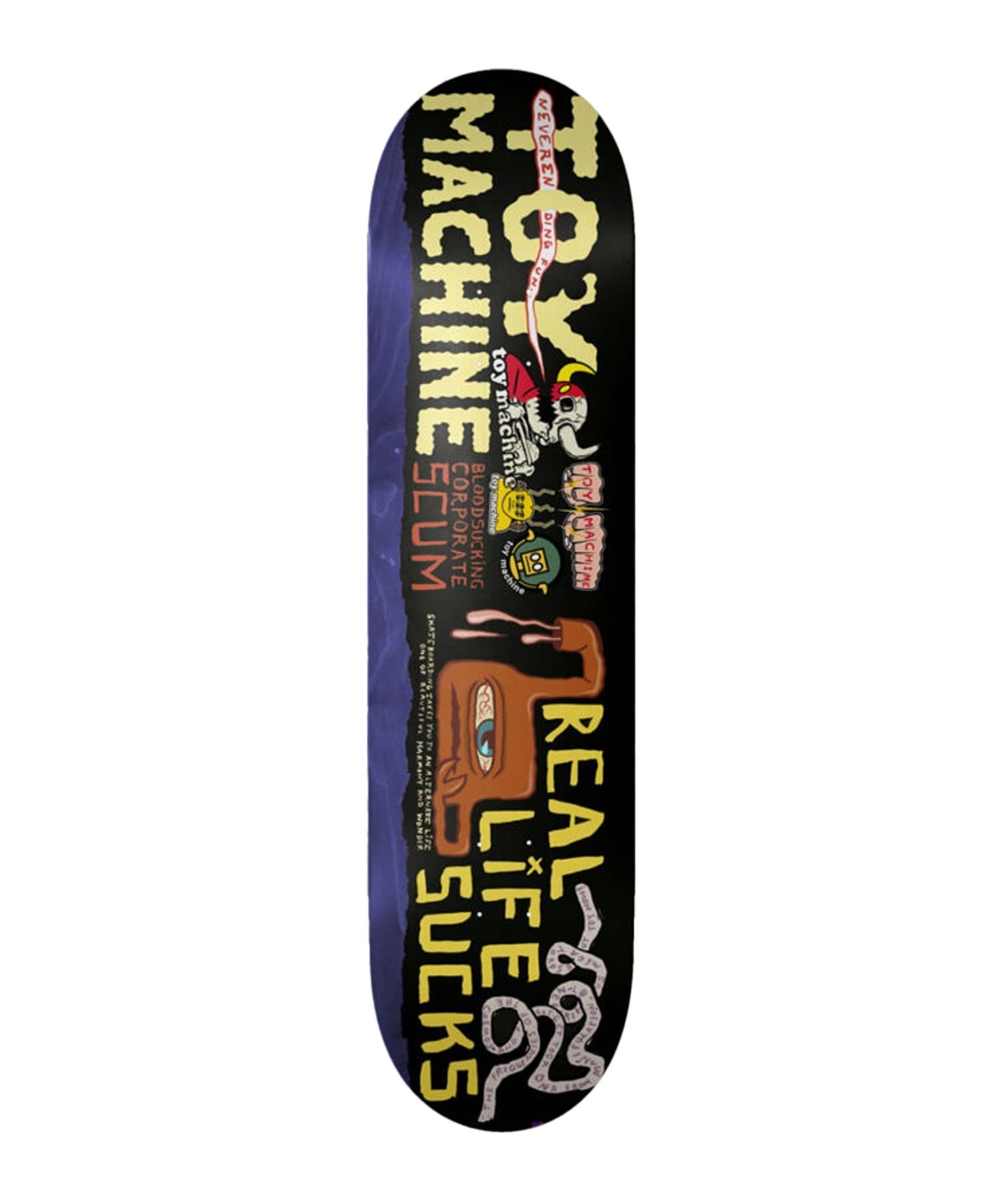 TOYMACHINE トイマシーン スケートボード デッキ 7.5inch NEVER ENDING
