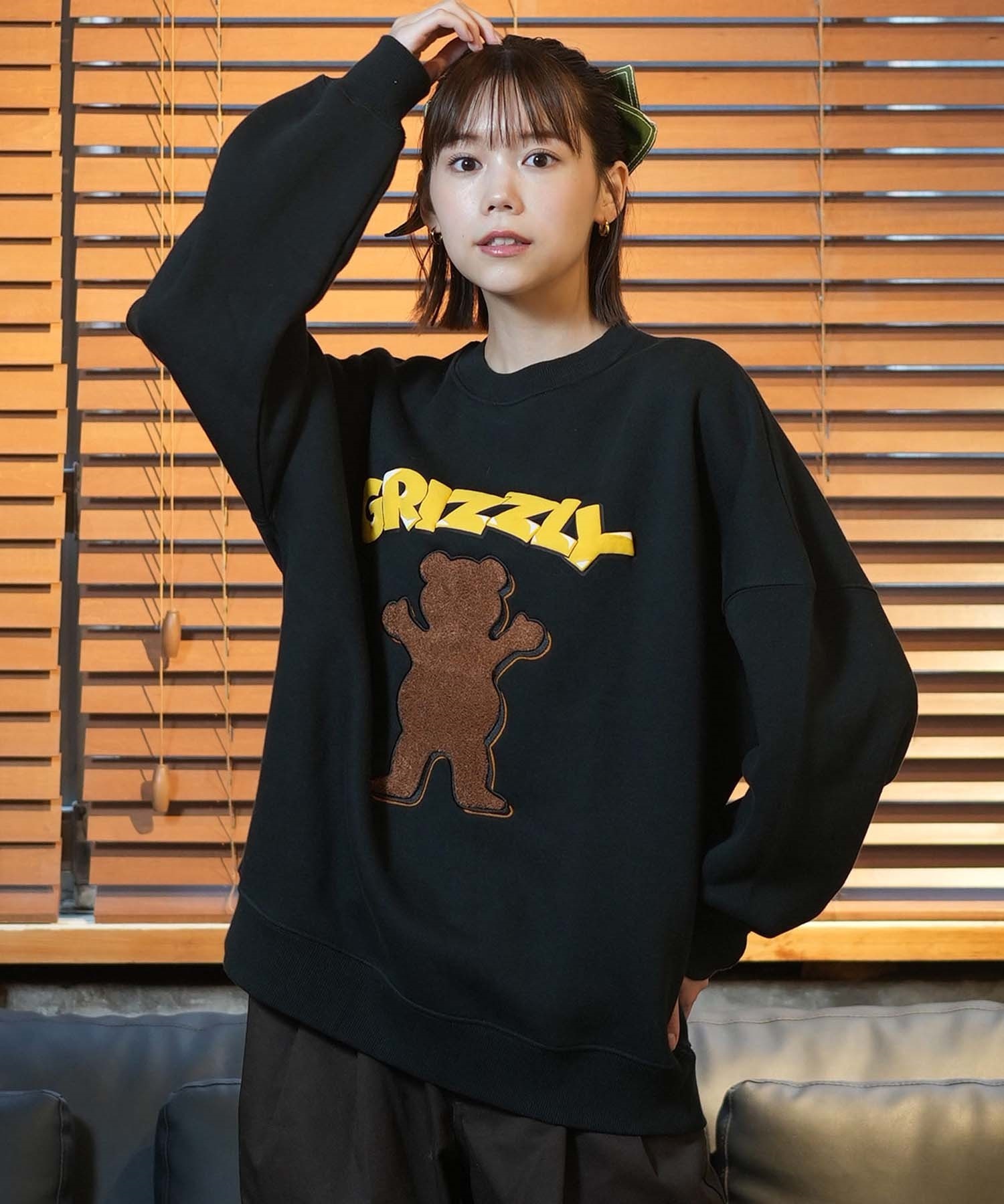 GRIZZLY グリズリー トレーナー レディース スウェット 刺しゅう