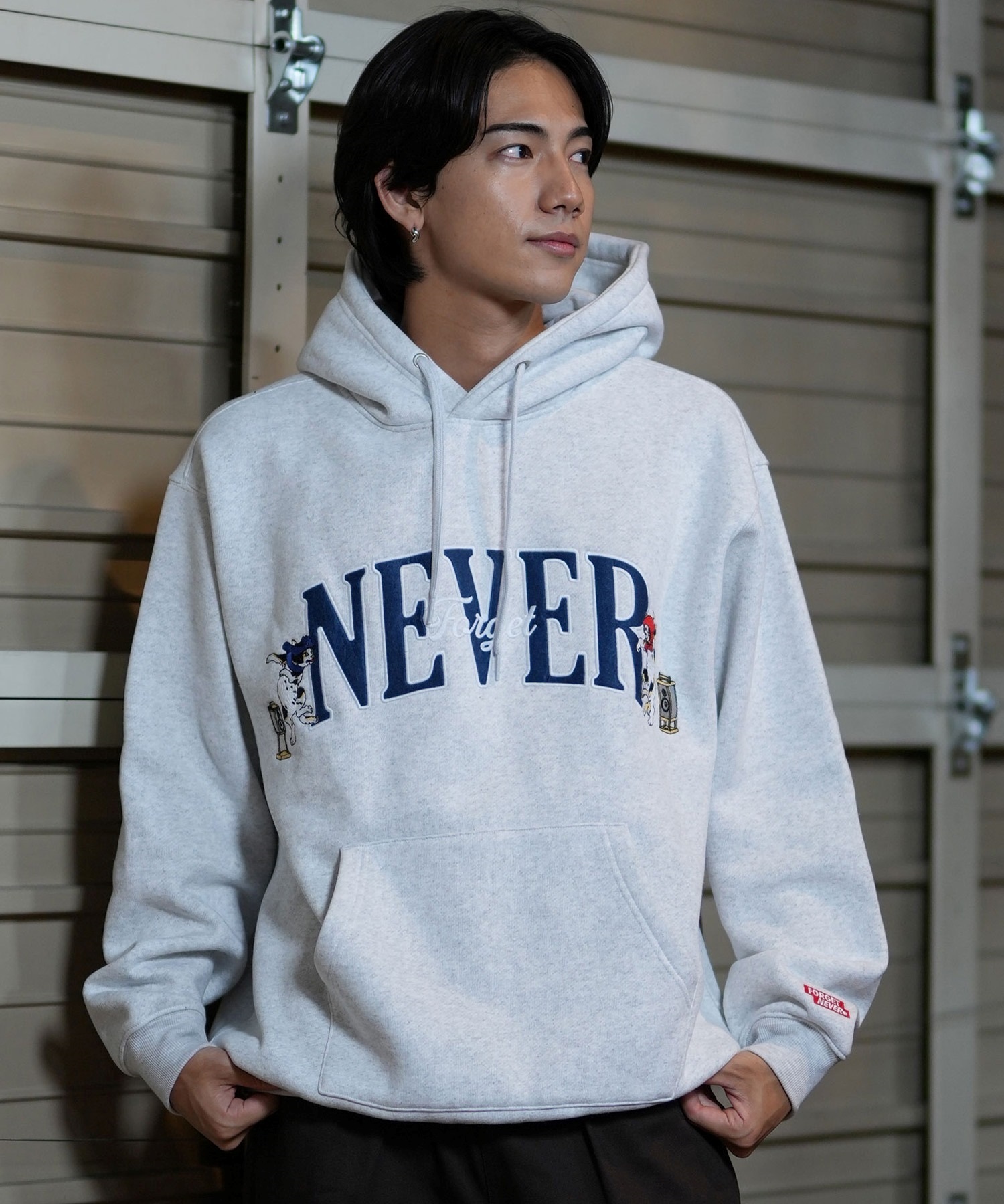 FORGET NEVER フォーゲットネバー メンズ パーカー 244OO1PK057FN