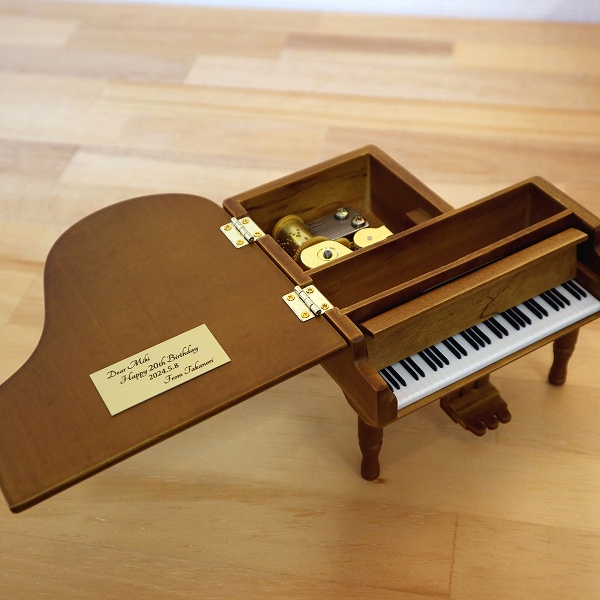 18弁】ミニアンティークグランドピアノ 椅子付き ｜株式会社オルゴール