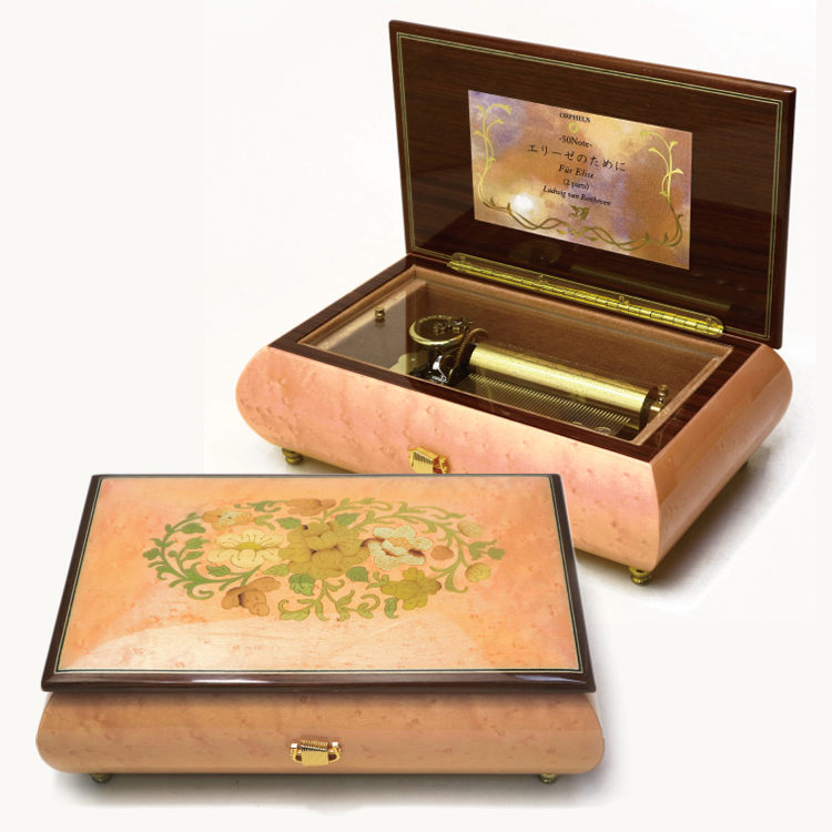 50弁】イタリア象嵌BOX EX-245 オルゴール 高級 ｜株式会社オルゴール