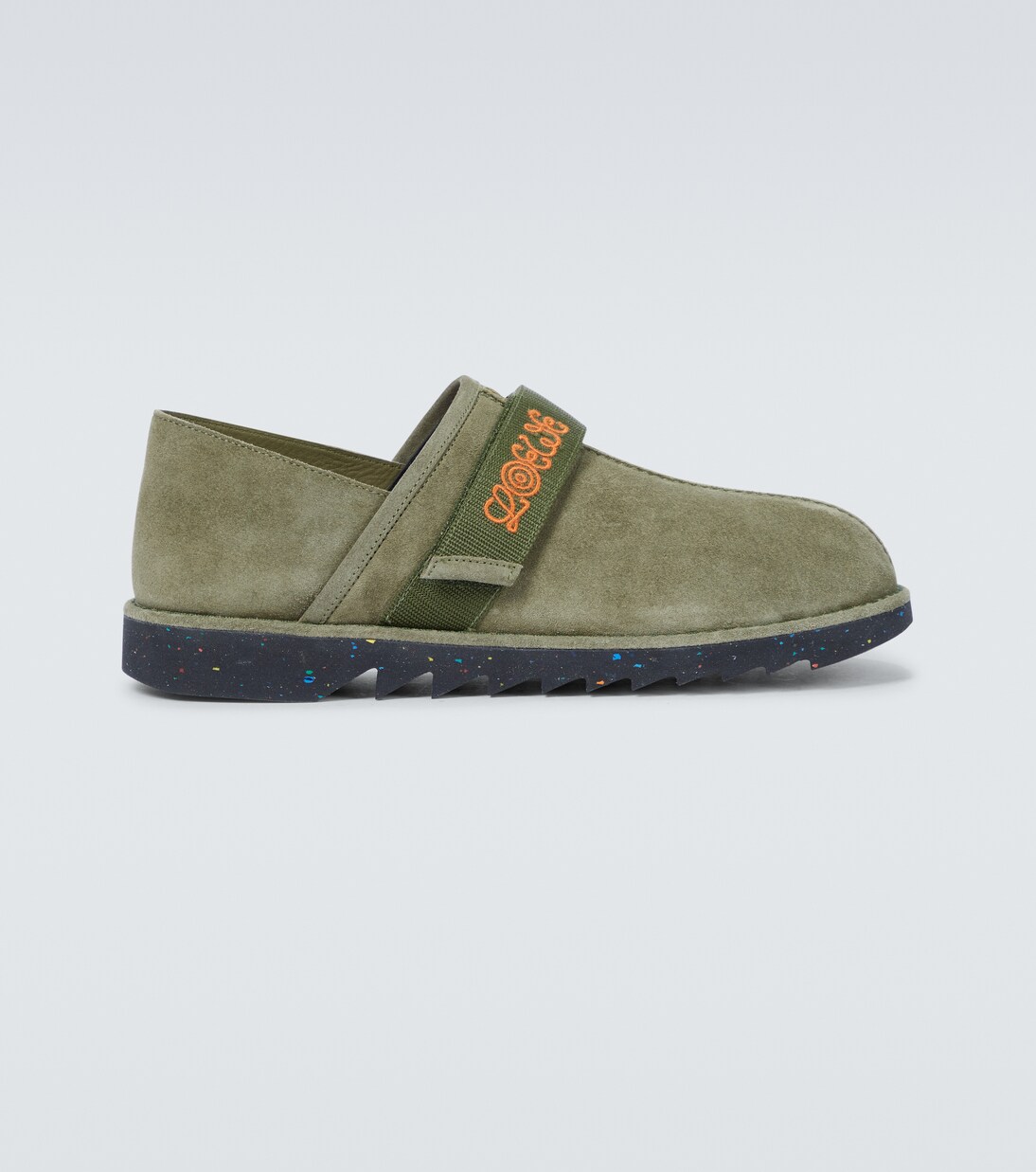 Suede slippers in green - Loewe | Mytheresa