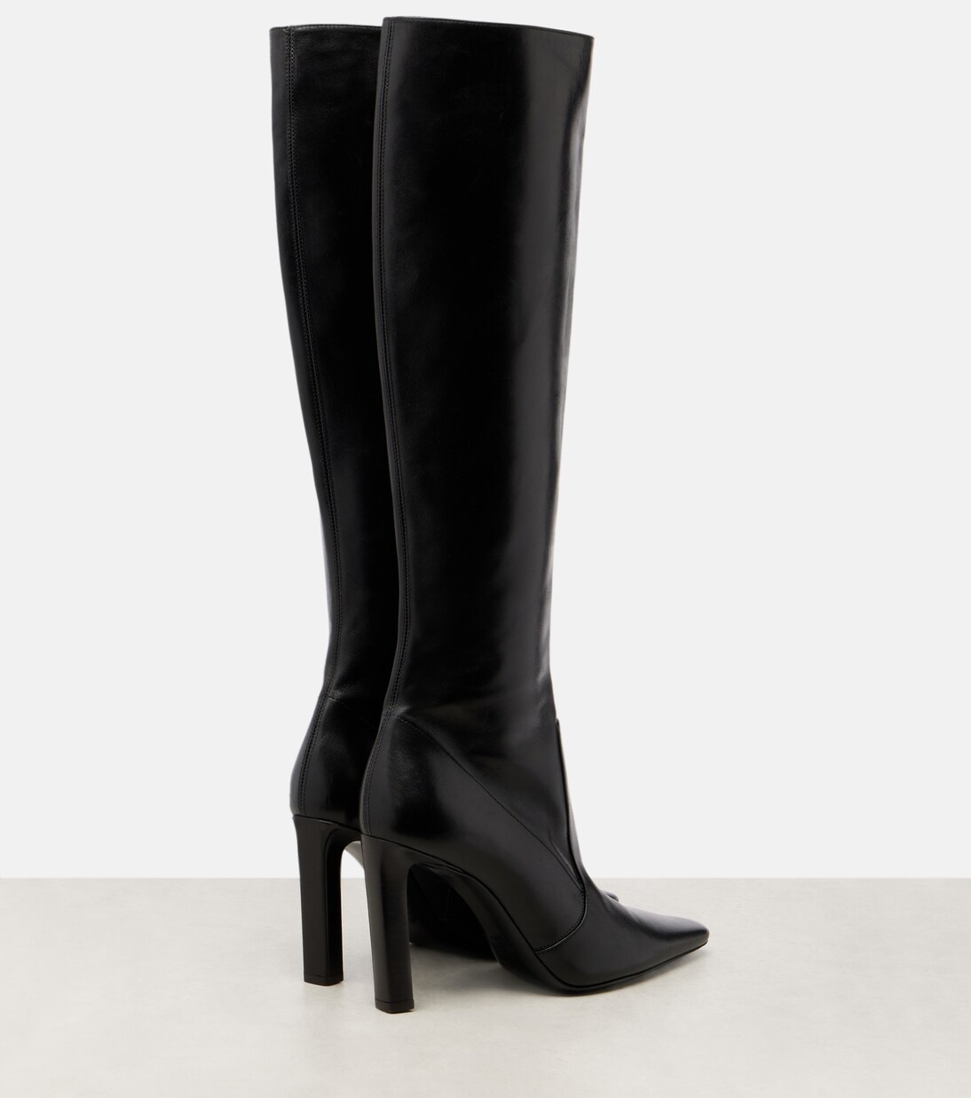Francoise 95 leather knee-high boots in black - Saint Laurent
