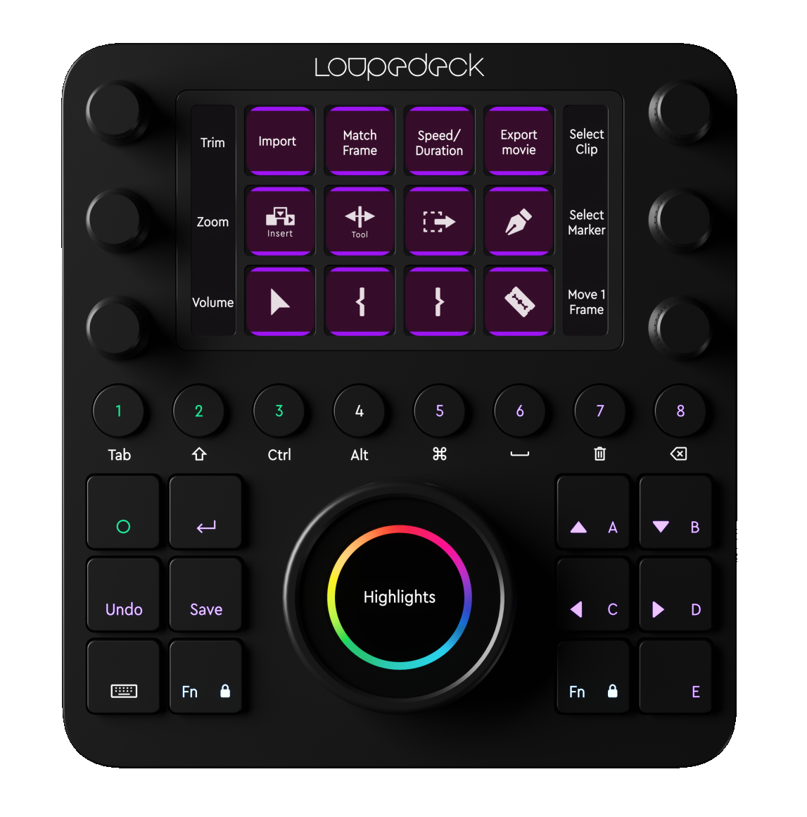 Loupedeck CT: Freely Configurable Specialty Keyboard for Creative