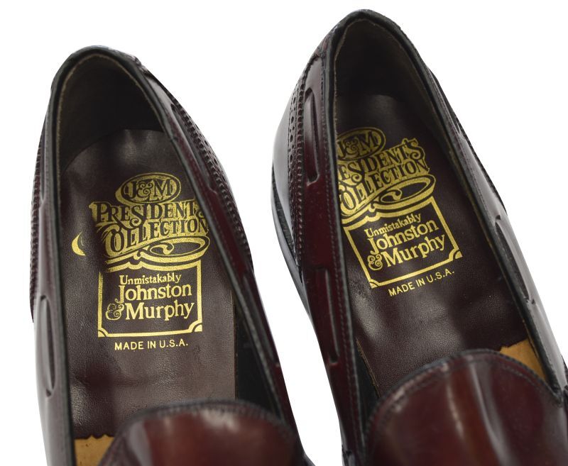 USA製】【ビンテージ】【ジョンストン＆マーフィー】【president's