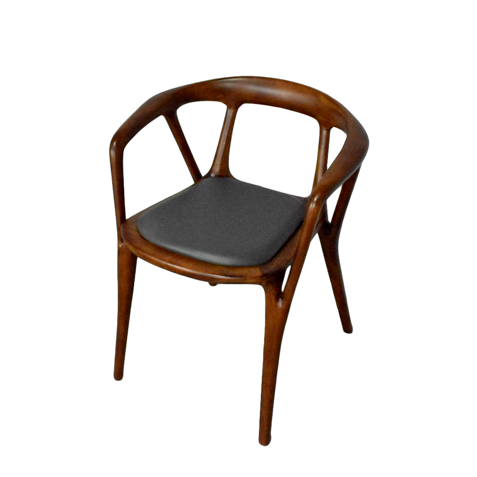 チェアWD1866【送料無料】ダークブラウン/グレー | NOCEノーチェ 家具