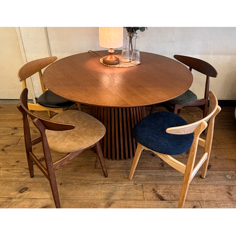 チェアRY54【送料無料】ナチュラル/ダークブルー | NOCEノーチェ 家具