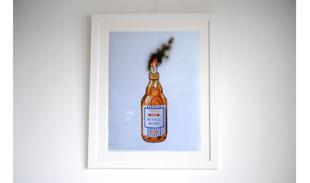Banksy バンクシー TESCO Petrol Bomb ポスターの販売 ー NOISEKING