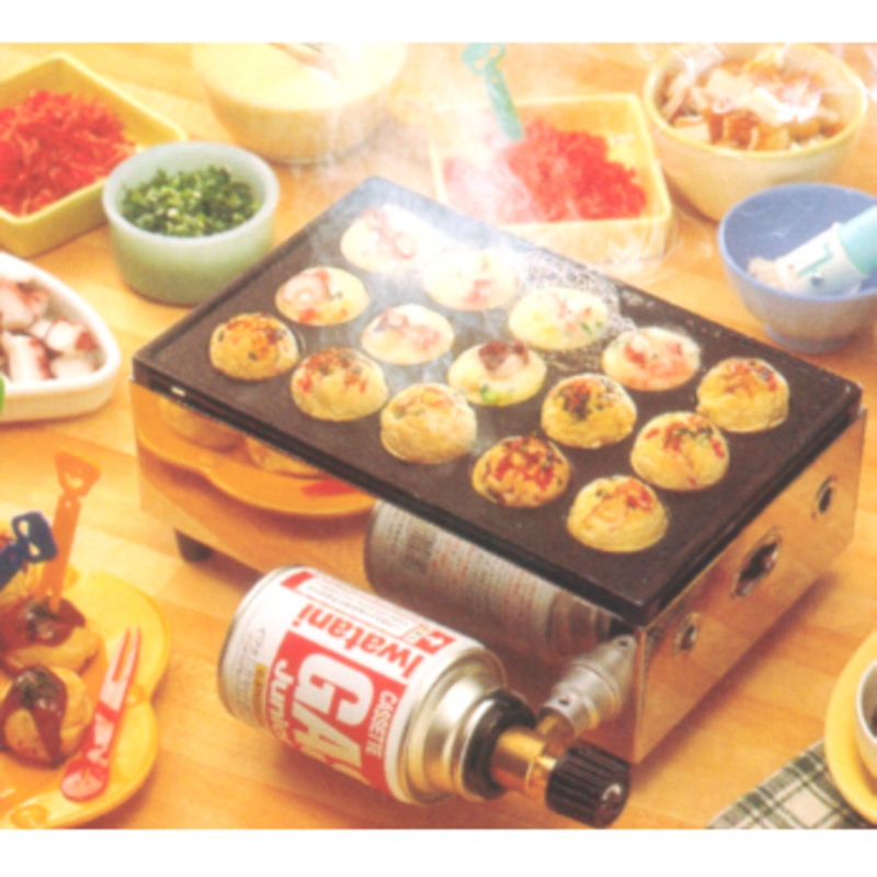 イワタニ産業(Iwatani) カセットガスジュニアたこ焼器/15穴 CB-JRTK