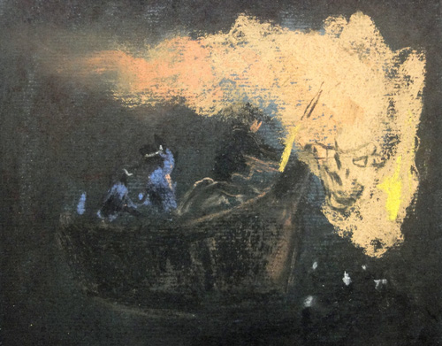 加藤東一 篝火/Web書画ミュージアム