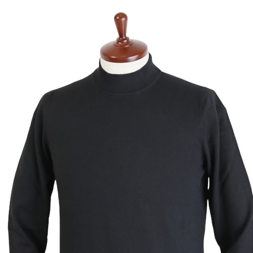 GRAN SASSO グランサッソ 12G ソフトコットン モックネック ニット 12