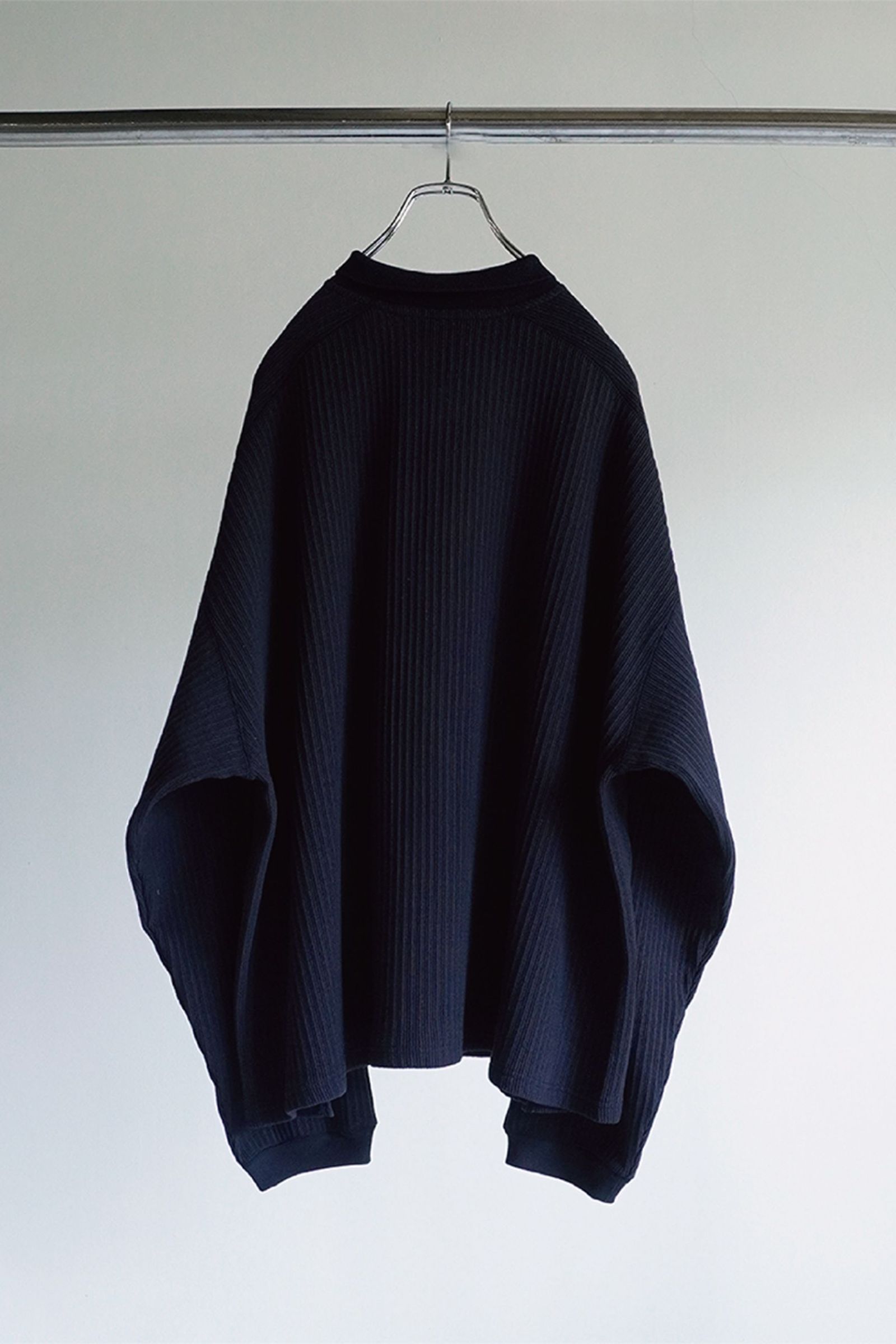 ANCELLM - HENLEY RIB LS T-SHIRT/D.NAVY | NapsNote