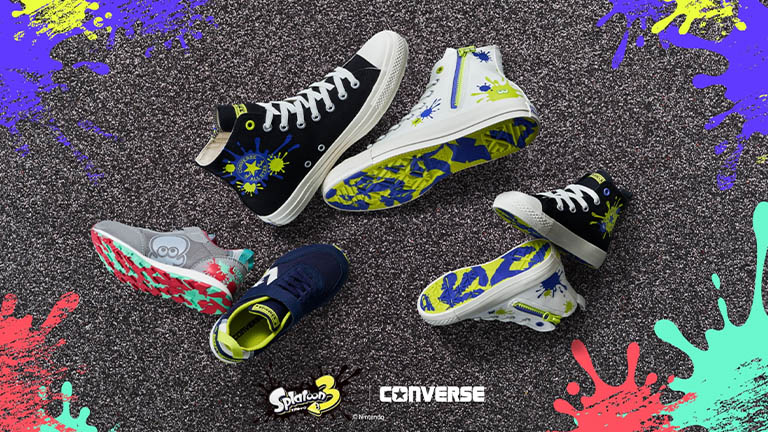 CONVERSE × スプラトゥーン3」コラボレーションモデルが24年8月23日に