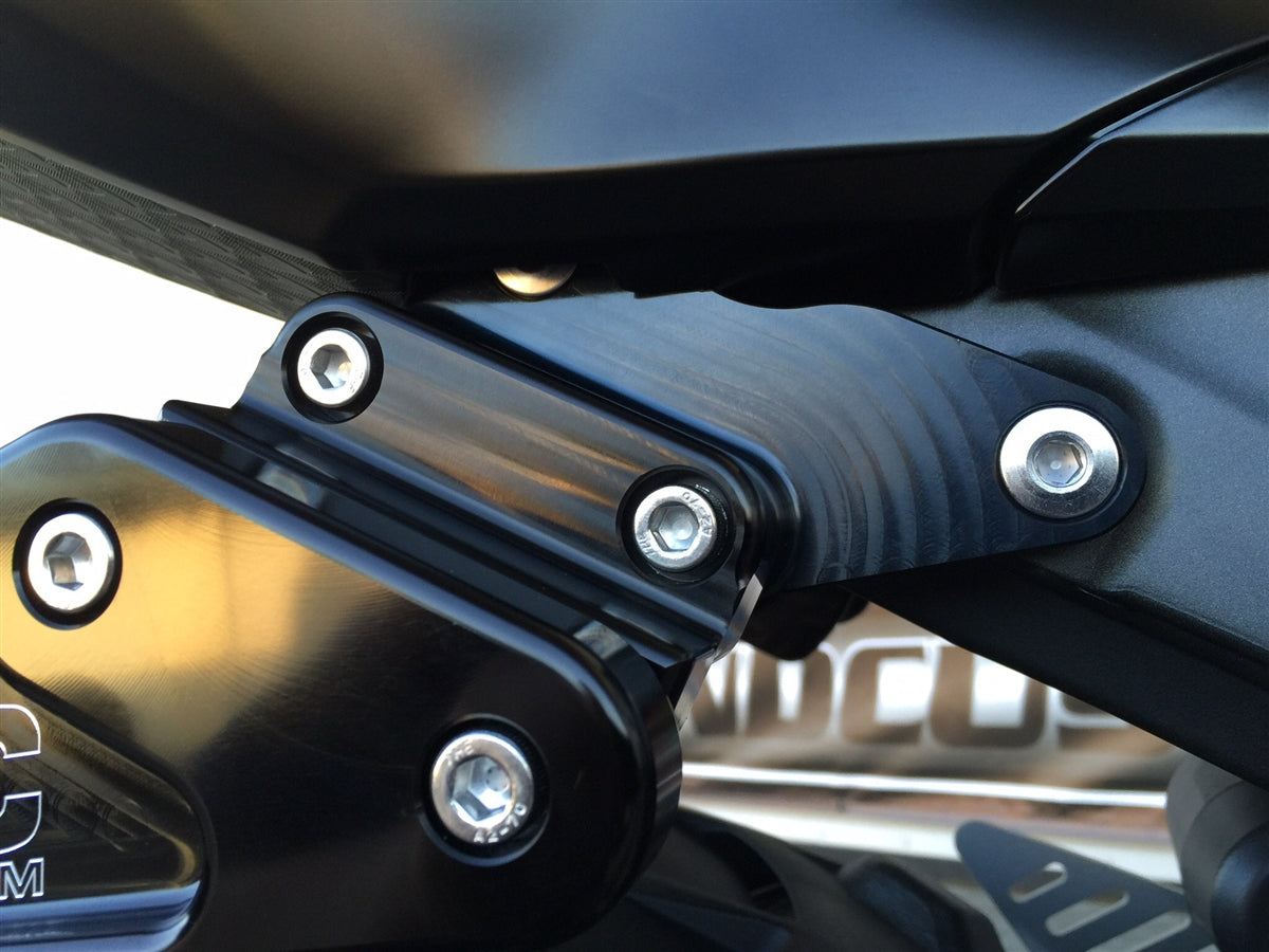 NDC Adjustable Subcage – CNC Billet Aluminum (Fits 2009–2025 ZX-6R