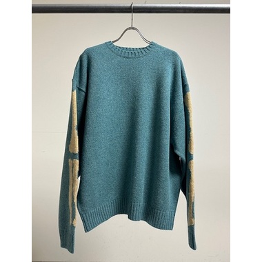 KAPITAL (キャピタル) 5G ウール BONEクルーセーターサックス s.t.c