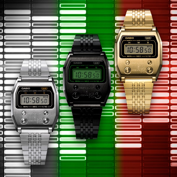 CASIO カシオ クラシック A1100D-1JF クォーツ(シルバー): CASIO