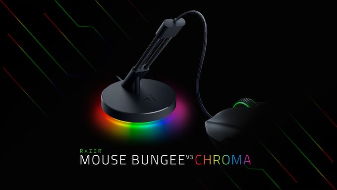RGBライティング対応のマウスバンジー『Razer Mouse Bungee V3 Chroma