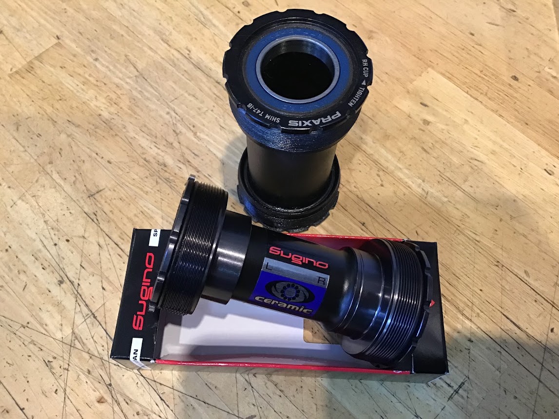 Emonda SLロードバイクをアップグレード！スギノセラミックBB＆