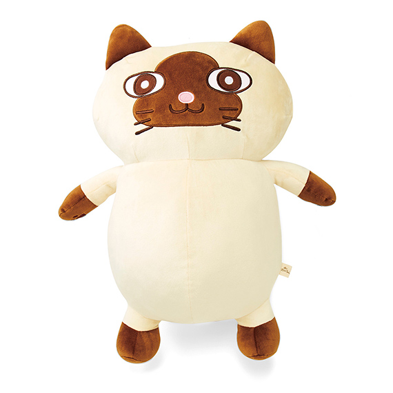 もっちもちな抱き心地♪ おふくちゃんの等身大ぬいぐるみができました