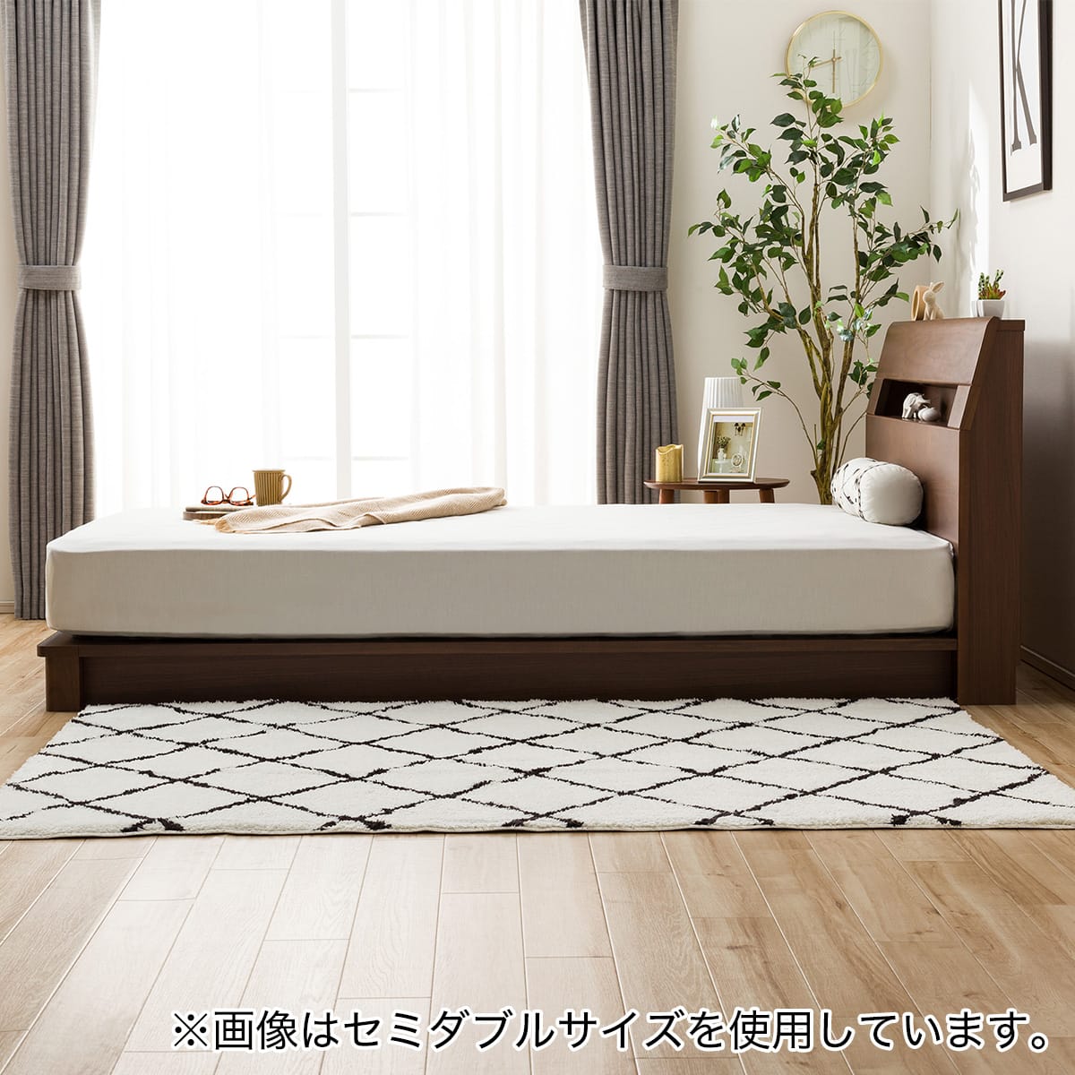 すのこダブルベッドフレーム(ロデリック-S/MBR) | ニトリネット【公式