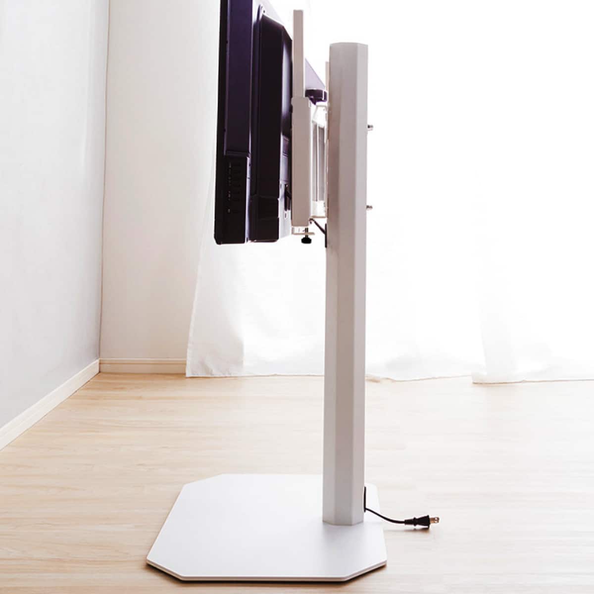 首振り壁寄せテレビスタンド (ロータイプ OTG WH) | ニトリネット