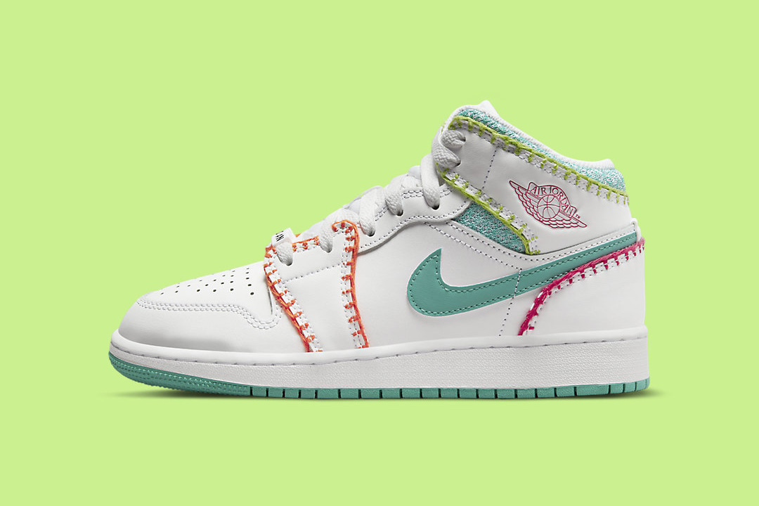 Air Jordan 1 Mid GS “Multi Knit” DM6218-100 Release Date | Nice Kicks