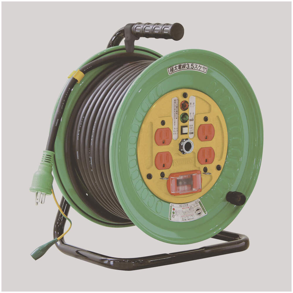 日動工業株式会社｜コードリール 100V 屋内用 温度センサー付 過負荷