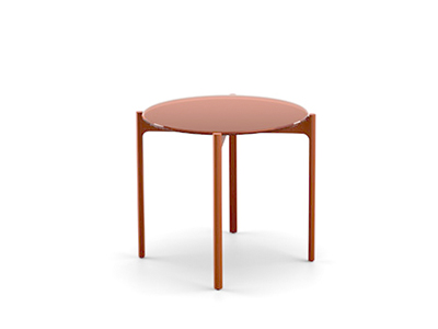 アイゾンサイドテーブル39×39／ガラス ｜ ニチエス NICHIESU