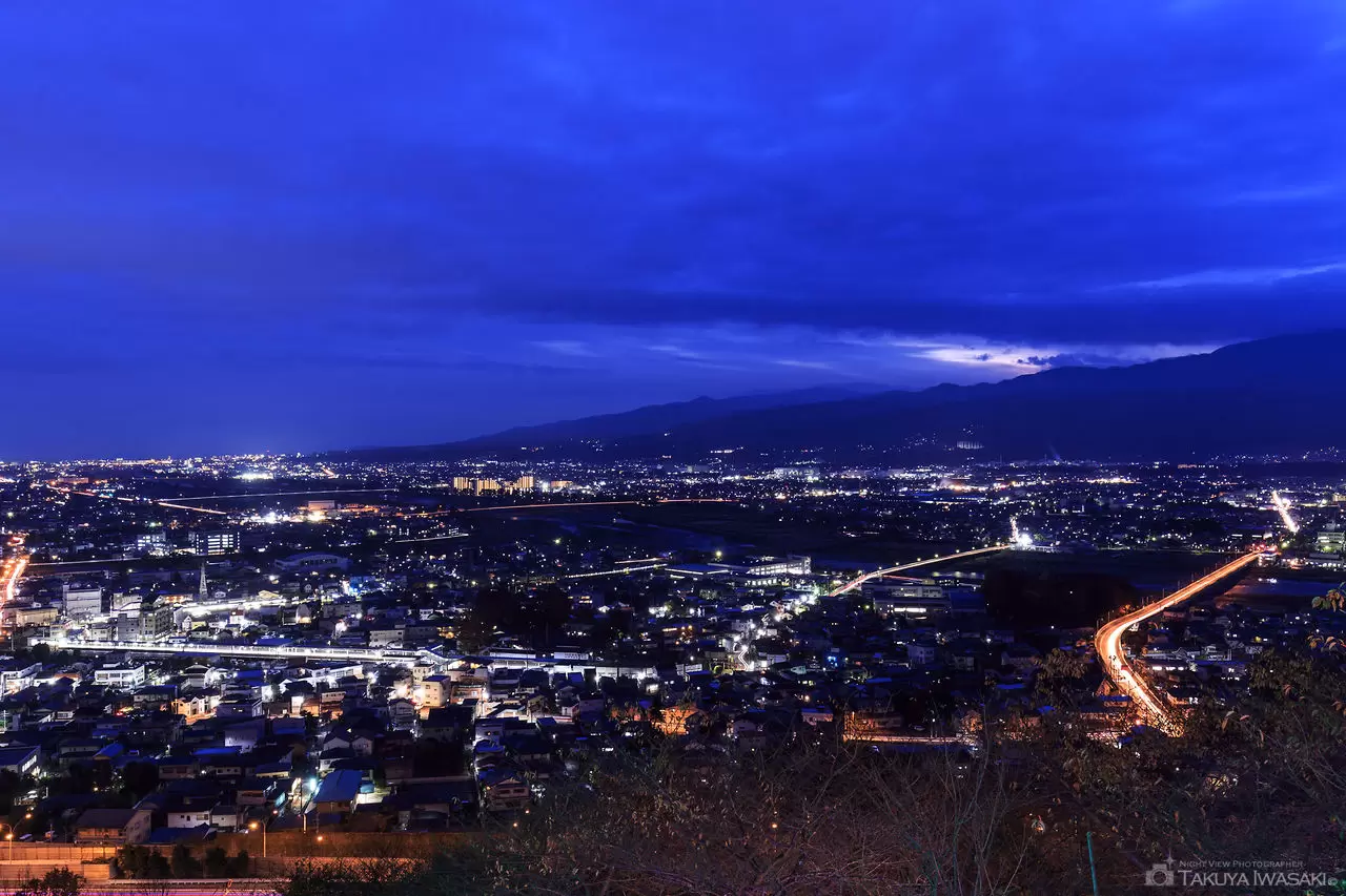 西平畑公園・松田山ハーブガーデンの夜景（神奈川県松田町）
