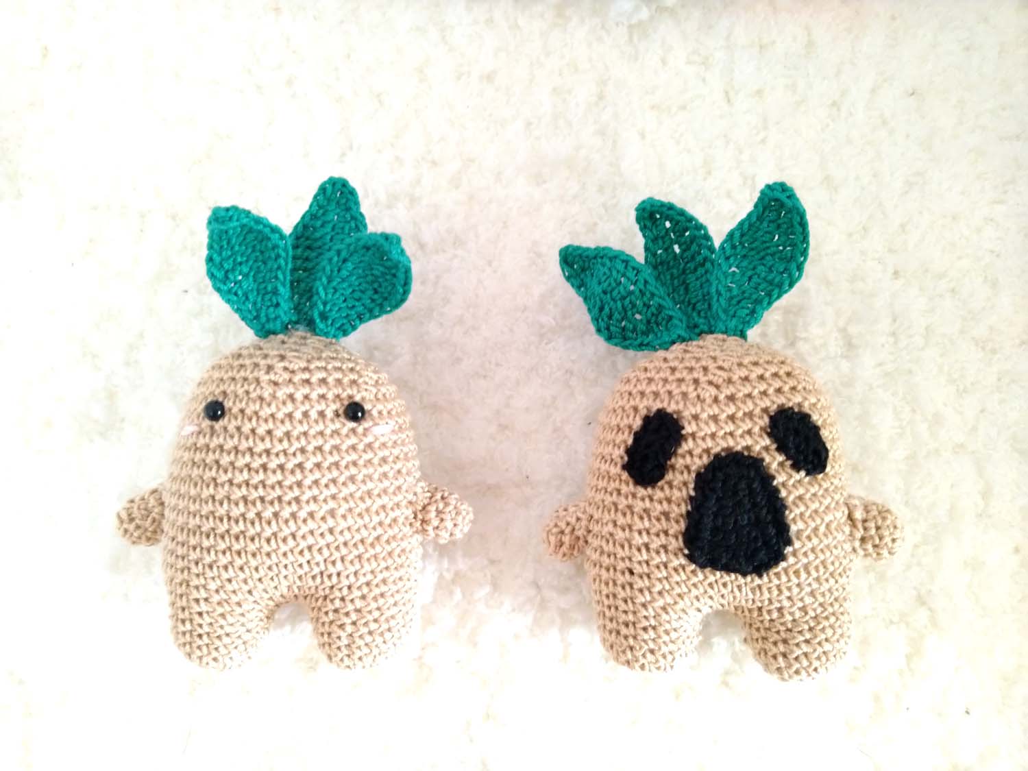 マンドラゴラのあみぐるみ | 虹色工房～かぎ編みとあみぐるみ～